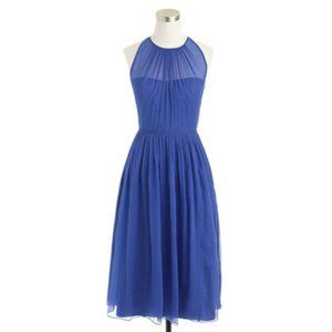 J.Crew Petite Megan Dress In Silk Chiffon - image 1